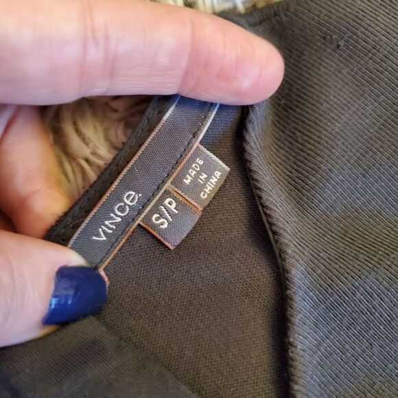 Stunning charcoal gray Vince midi dress size S - Picture 3 of 8